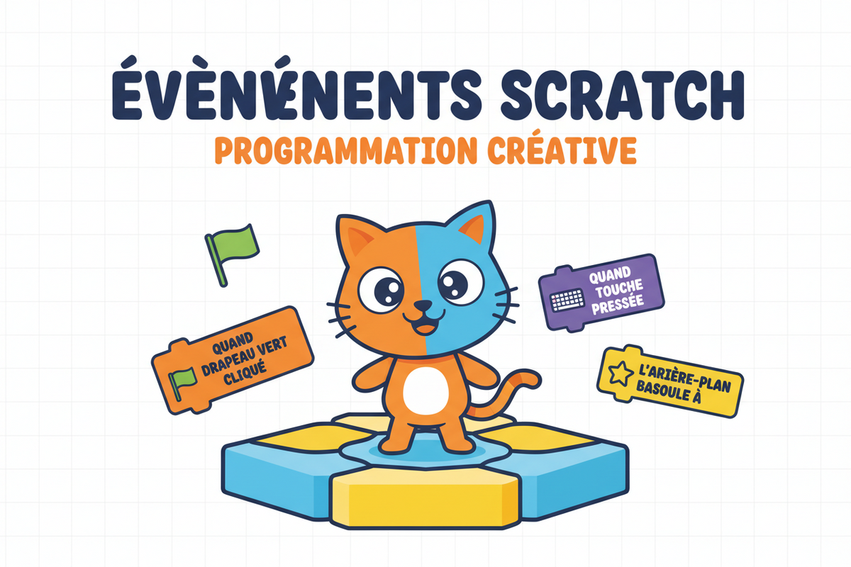 Cours 4e : les événements en programmation Scratch
