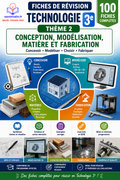 Fiches de révision Technologie 3e – Thème 2 : Structure et Fonctionnement (34 fiches PDF)