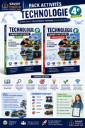 Pack Activités Technologie 4e – Thème 1 : Objets et Systèmes Techniques (Élève + Professeur, PDF)