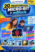Manuel PDF 20 projets micro:bit avec mBlock – Collège