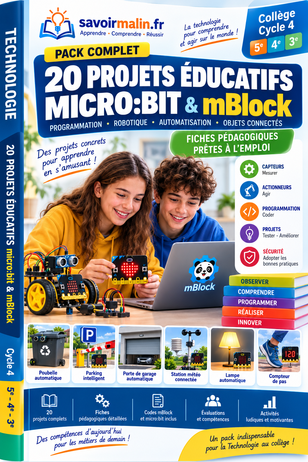 Pack  projets éducatifs micro:bit & mBlock