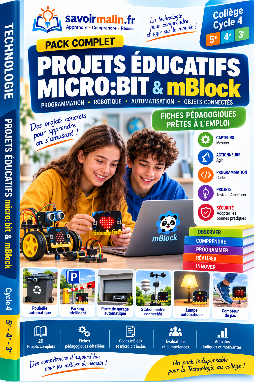 Pack  projets éducatifs micro:bit & mBlock